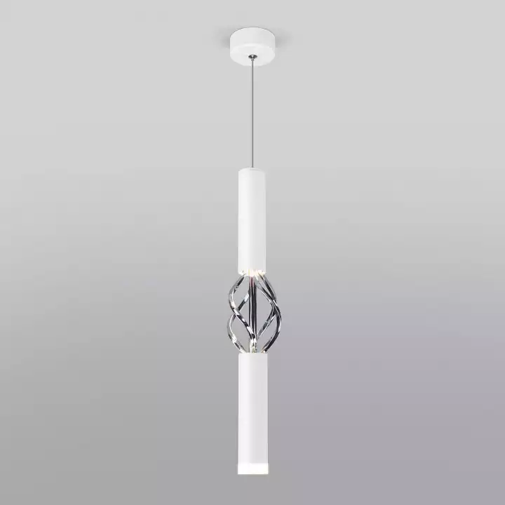Подвесной светильник Eurosvet Lance 50191/1 LED белый/хром 1_EV_a049108.webp big