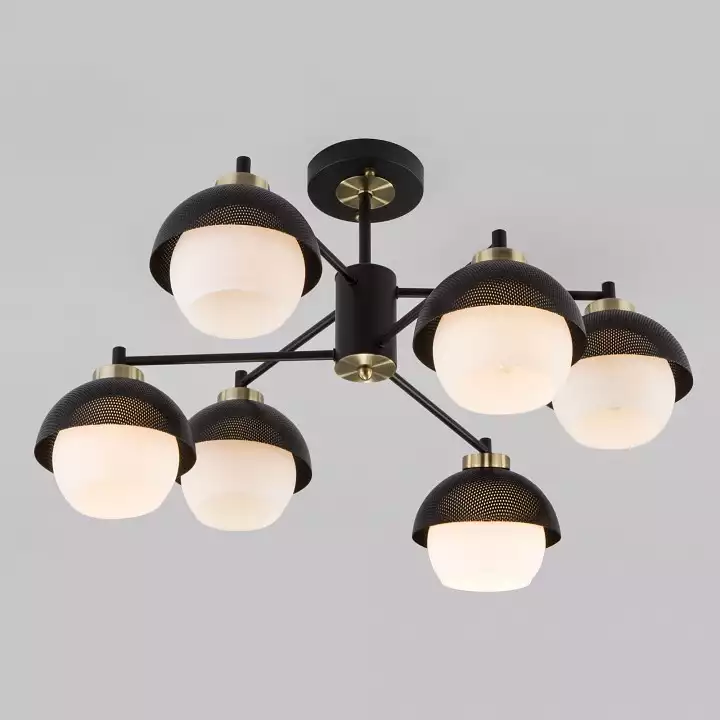 Люстра на штанге Eurosvet Nocciola 70106/6 черный 2_EV_a044934.webp big