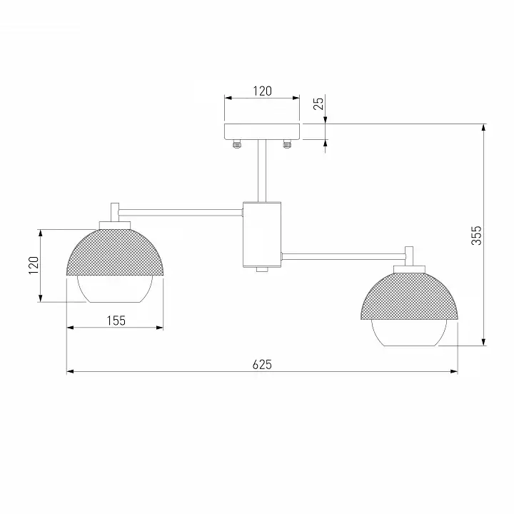 Люстра на штанге Eurosvet Nocciola 70106/6 черный 4_EV_a044934.webp big
