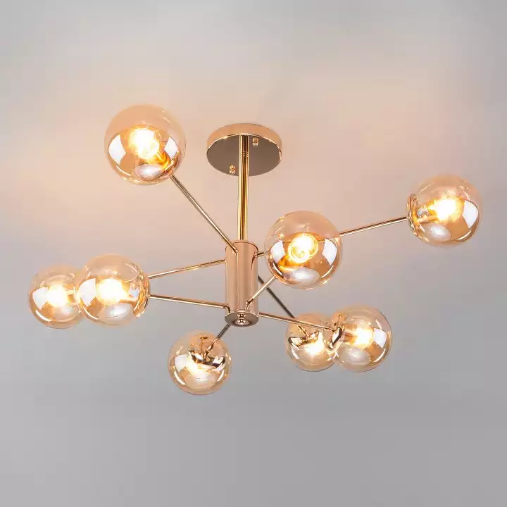 Люстра на штанге Eurosvet Ascot 30166/8 золото 1_EV_a047253.webp big