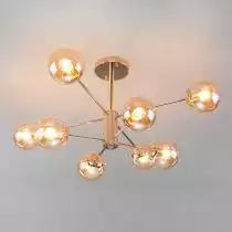 Люстра на штанге Eurosvet Ascot 30166/8 золото 1_EV_a047253.webp small