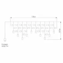 Бахрома световая Eurosvet 100-001 100-001 мульти 4_EV_a044085.webp small