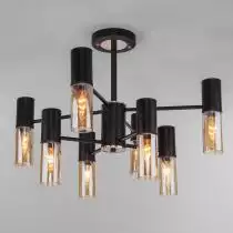 Люстра на штанге Eurosvet Tesoro 70125/8 черный 1_EV_a053246.webp small
