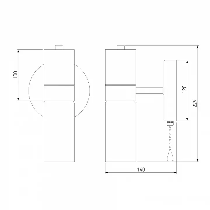 Бра Eurosvet Tesoro 70125/1 черный 2_EV_a053247.webp big