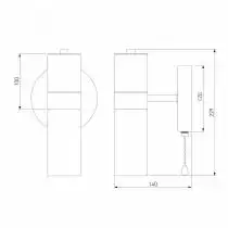Бра Eurosvet Tesoro 70125/1 черный 2_EV_a053247.webp small