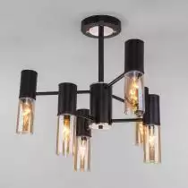 Люстра на штанге Eurosvet Tesoro 70125/6 черный 1_EV_a053245.webp small