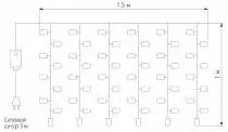 Занавес световой Eurosvet  200-001 теплый белый 12_EV_a056070.webp small