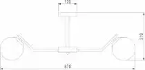Люстра на штанге Eurosvet Frost 70154/8 латунь 3_EV_a057068.webp small