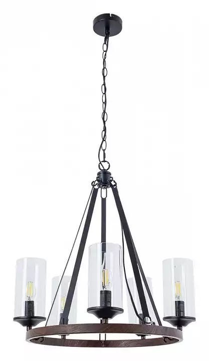 Подвесная люстра Arte Lamp Dalim A7014SP-5BK 1_AR_A7014SP-5BK.webp big