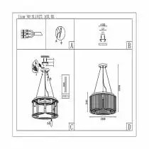 Подвесная люстра ST-Luce Velletri SL1627.103.05 4_SL1627.103.05.webp small