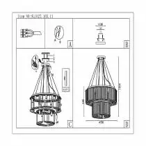 Подвесная люстра ST-Luce Velletri SL1627.103.11 4_SL1627.103.11.webp small