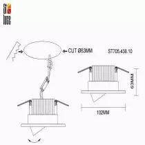 Встраиваемый светильник ST-Luce ST705 ST705.438.10 3_ST705.438.10.webp small