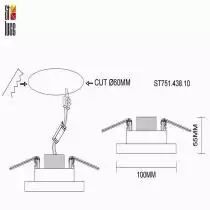 Встраиваемый светильник ST-Luce ST751 ST751.438.10 3_ST751.438.10.webp small