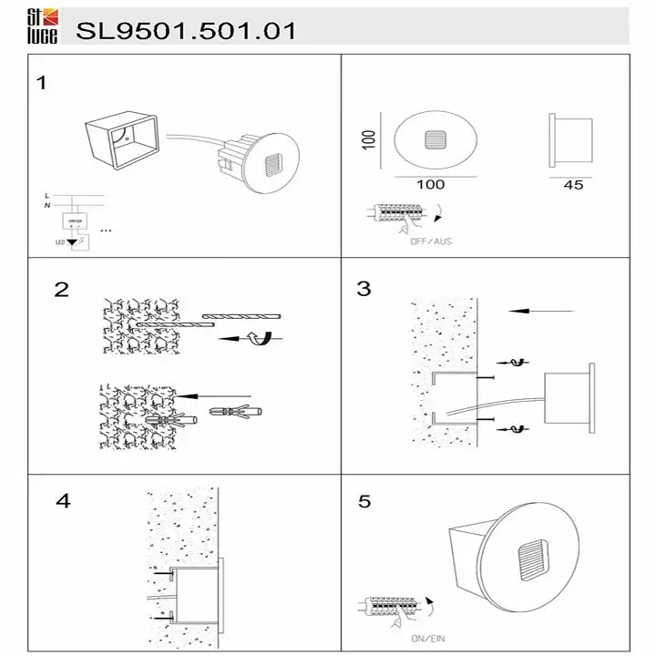 Встраиваемый светильник ST-Luce Visano SL9501.501.01 3_SL9501.501.01.webp big
