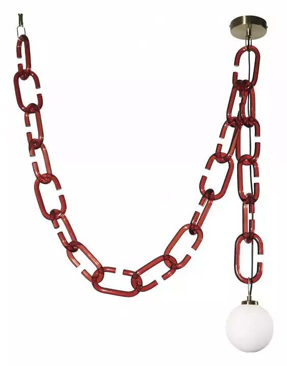 Подвесной светильник Loft it Chain 10128C Red 0_LF_10128C_Red.webp big
