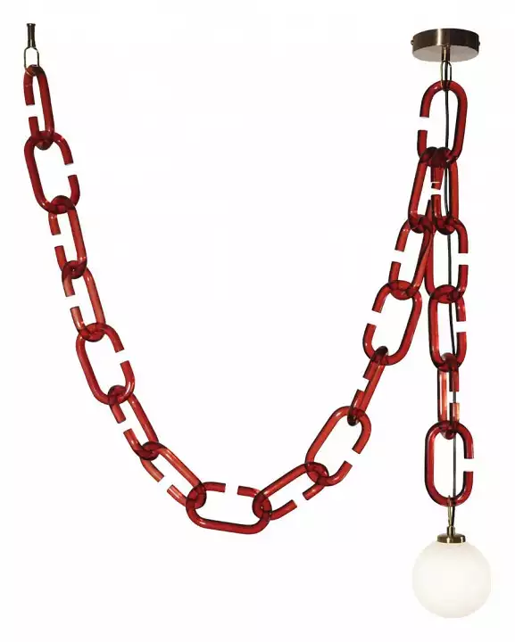 Подвесной светильник Loft it Chain 10128C Red 1_LF_10128C_Red.webp big