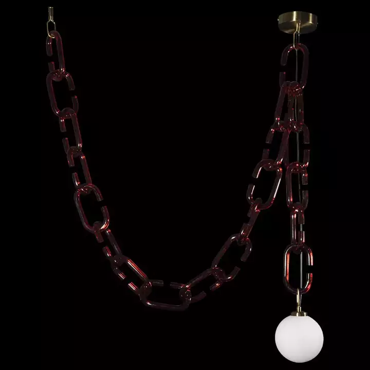 Подвесной светильник Loft it Chain 10128C Red 2_LF_10128C_Red.webp big
