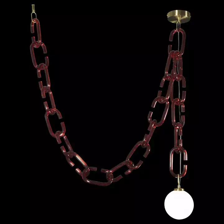 Подвесной светильник Loft it Chain 10128C Red 3_LF_10128C_Red.webp big
