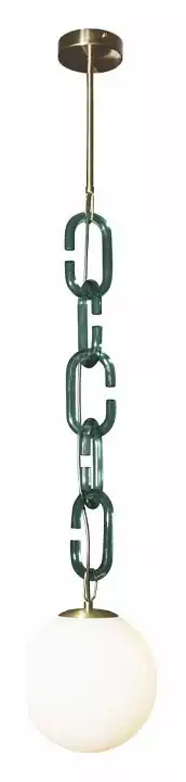 Подвесной светильник Loft it Chain 10128P Green 1_LF_10128P_Green.webp big