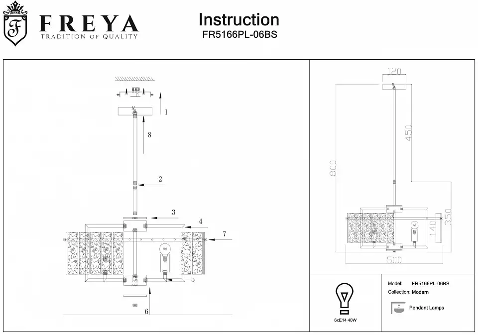 Светильник на штанге Freya Basilica FR5166PL-06BS 4_MY_FR5166PL-06BS.webp big