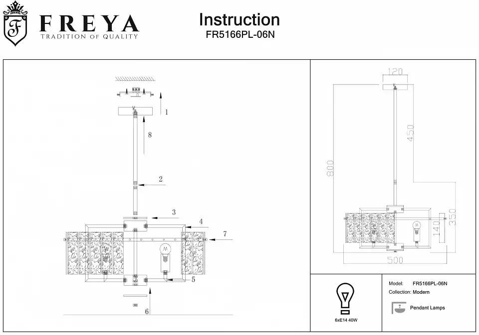 Светильник на штанге Freya Basilica FR5166PL-06N 4_MY_FR5166PL-06N.webp big