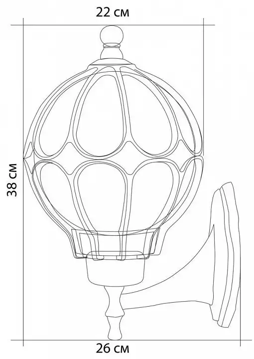 Светильник на штанге Feron Сфера 11350 2_FE_11350.webp big