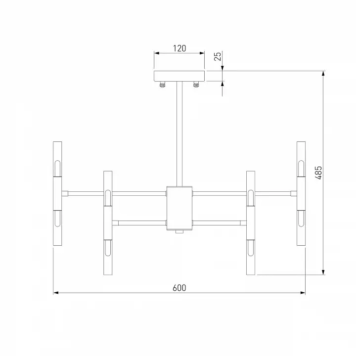 Люстра на штанге Bogates Bastone 345 Smart 3_EV_a053998.webp big