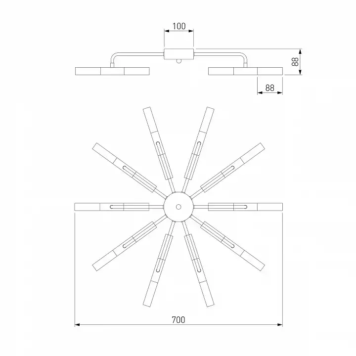 Потолочная люстра Bogates Bastone 347 Smart 4_EV_a054000.webp big