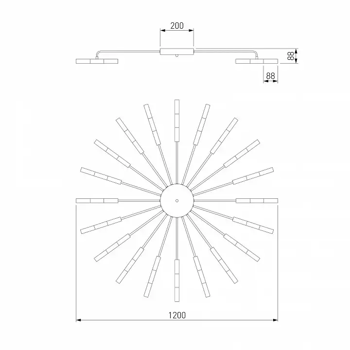 Потолочная люстра Bogates Bastone 349 Smart 4_EV_a054005.webp big