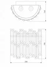 Бра Bogates Zolletta 339/2 Strotskis (313/2) 4_EV_a055305.webp small