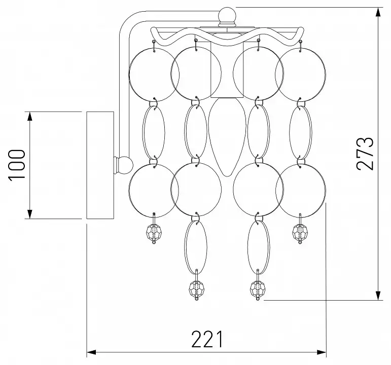 Бра Bogates Bolla 334/1 (319/1) 2_EV_a055297.webp big