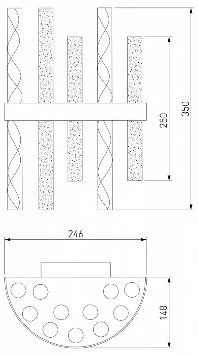 Накладной светильник Bogates Hollis 368/2 2_EV_a058713.webp big