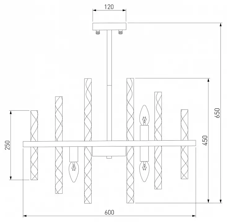 Люстра на штанге Bogates Hollis 367/9 Smart 2_EV_a058716.webp big