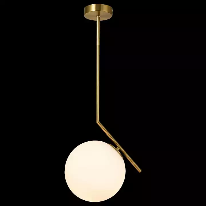 Подвесной светильник Natali Kovaltseva Renzo RENZO 81423/1P GOLD SATIN 1_KVL_43089.webp big
