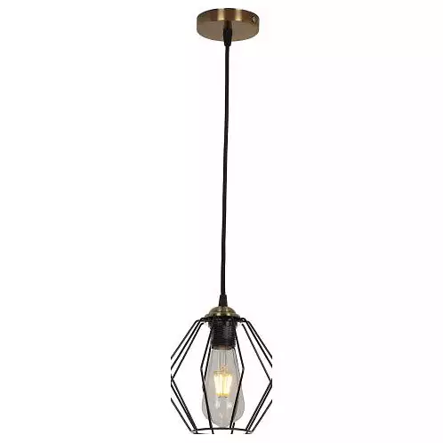 Подвесной светильник Imex 3099 MD.3099-1-P BK+AB 0_IMX_MD.3099-1-P_BK_AB.webp big