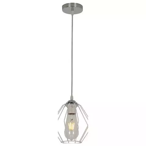 Подвесной светильник Imex 3099 MD.3099-1-P WH+CH 0_IMX_MD.3099-1-P_WH_CH.webp big