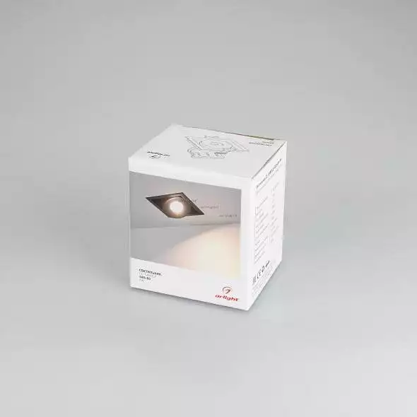 Встраиваемый светильник Arlight CL-SIMPLE-S80x80-9W Warm3000 (WH, 45 deg) 026874 1_ARLT_026874.webp big