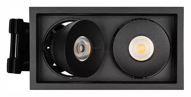 Встраиваемый светильник Arlight CL-SIMPLE-S148x80-2x9W Day4000 (BK, 45 deg) 026877 2_ARLT_026877.webp big