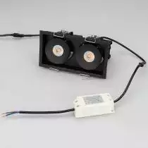 Встраиваемый светильник Arlight CL-SIMPLE-S148x80-2x9W Day4000 (BK, 45 deg) 026877 4_ARLT_026877.webp small