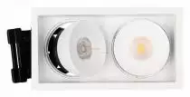 Встраиваемый светильник Arlight CL-SIMPLE-S148x80-2x9W Day4000 (WH, 45 deg) 028150 2_ARLT_028150.webp small