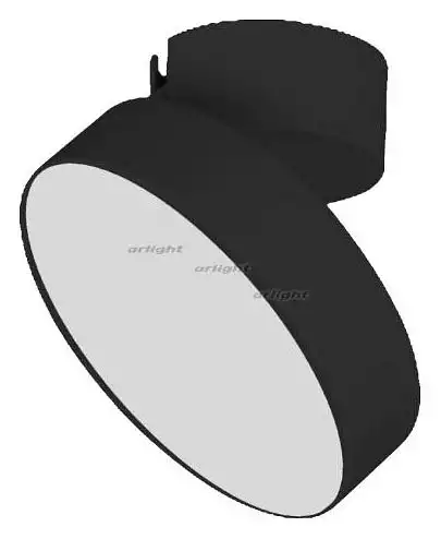 Светильник на штанге Arlight SP-RONDO-FLAP-R175-16W Day4000 (BK, 110 deg) 028163 0_ARLT_028163.webp big