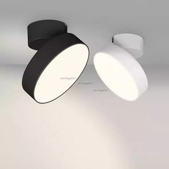 Светильник на штанге Arlight SP-RONDO-FLAP-R250-30W Day4000 (BK, 110 deg) 028171 2_ARLT_028171.webp big