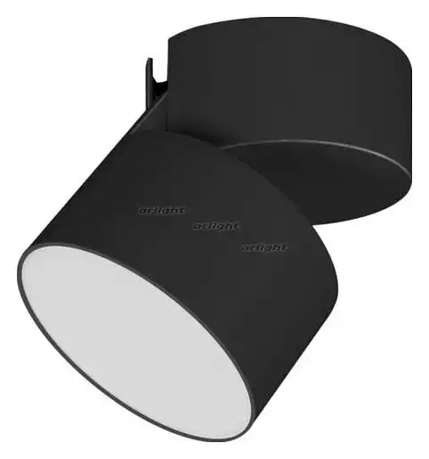 Светильник на штанге Arlight SP-RONDO-FLAP-R95-16W Warm3000 (BK, 110 deg) 028158 0_ARLT_028158.webp big