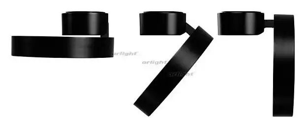 Светильник на штанге Arlight SP-RONDO-FLAP-R210-20W Day4000 (BK, 110 deg) 026453 1_ARLT_026453.webp big