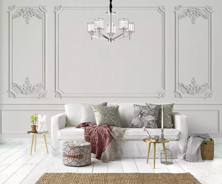 Подвесная люстра Escada Adorn 691/5S (Chrome) 2_ESC_691_5S_Chrome.webp big