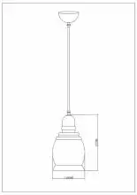 Подвесной светильник Escada Fireside 1101/1 2_ESC_1101_1.webp small