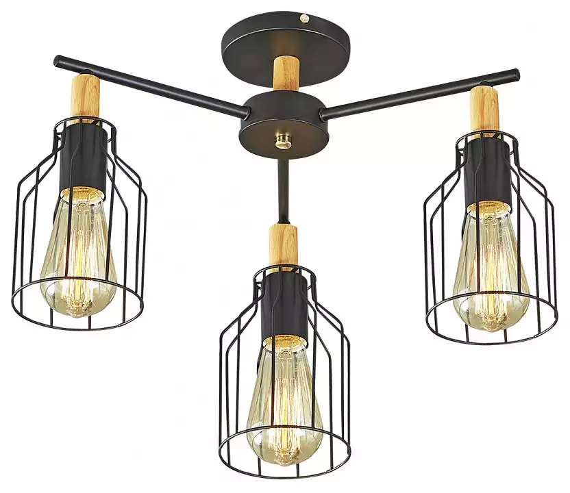 Люстра на штанге Escada Texas 469/3PL Black 0_ESC_469_3PL_Black.webp big