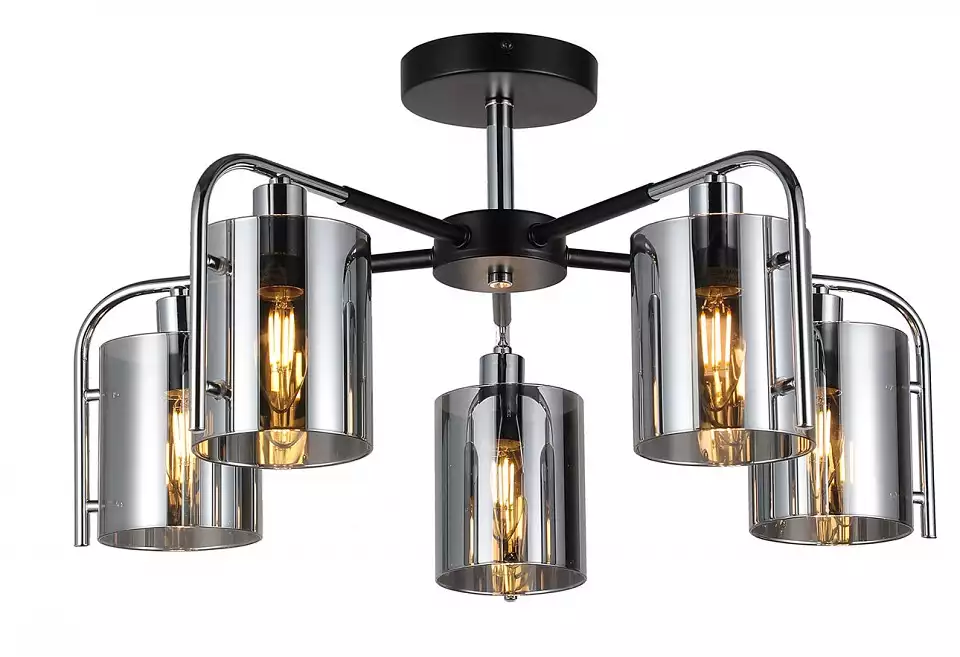 Люстра на штанге Escada Elegant 671/5P Chrome 0_ESC_671_5P_Chrome.webp big