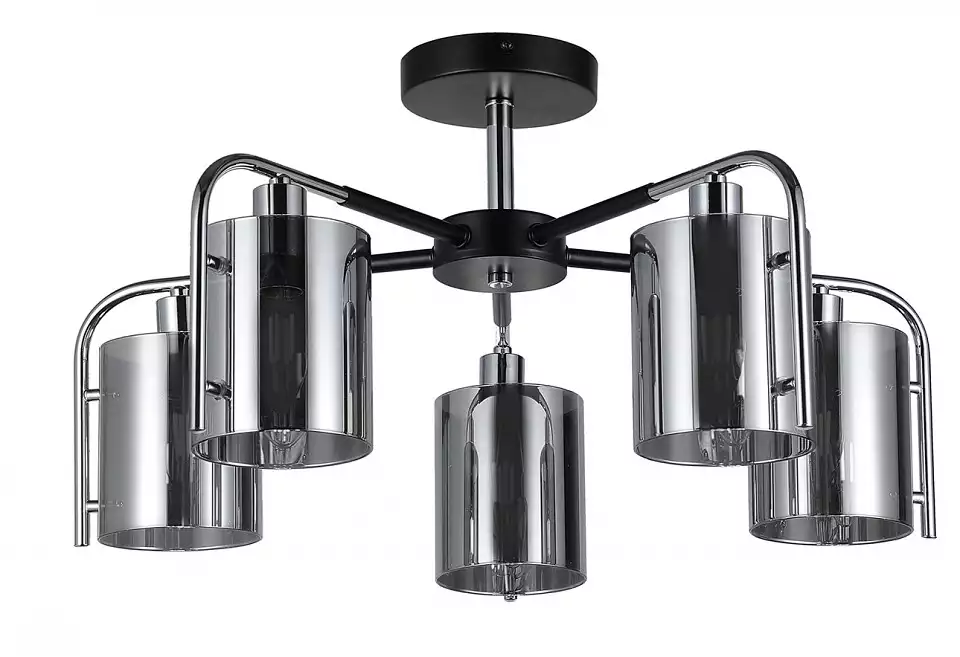 Люстра на штанге Escada Elegant 671/5P Chrome 1_ESC_671_5P_Chrome.webp big