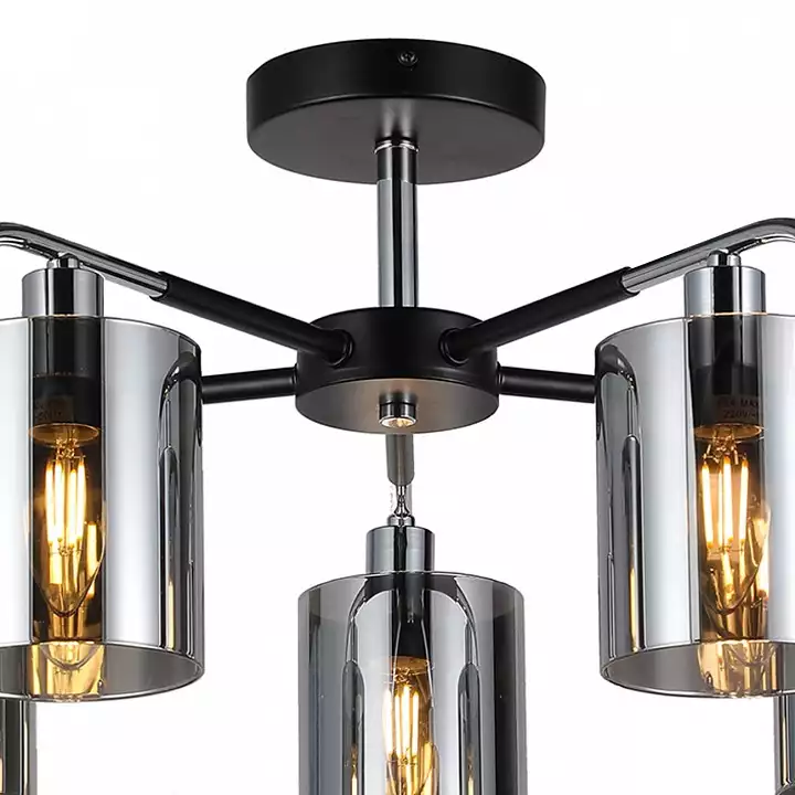 Люстра на штанге Escada Elegant 671/5P Chrome 3_ESC_671_5P_Chrome.webp big